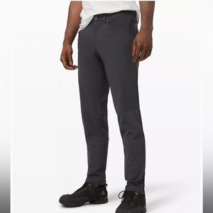 Lululemon ABC Pant Slim Warpstreme Obsidian Gray Mens 31 Waist LM5704S